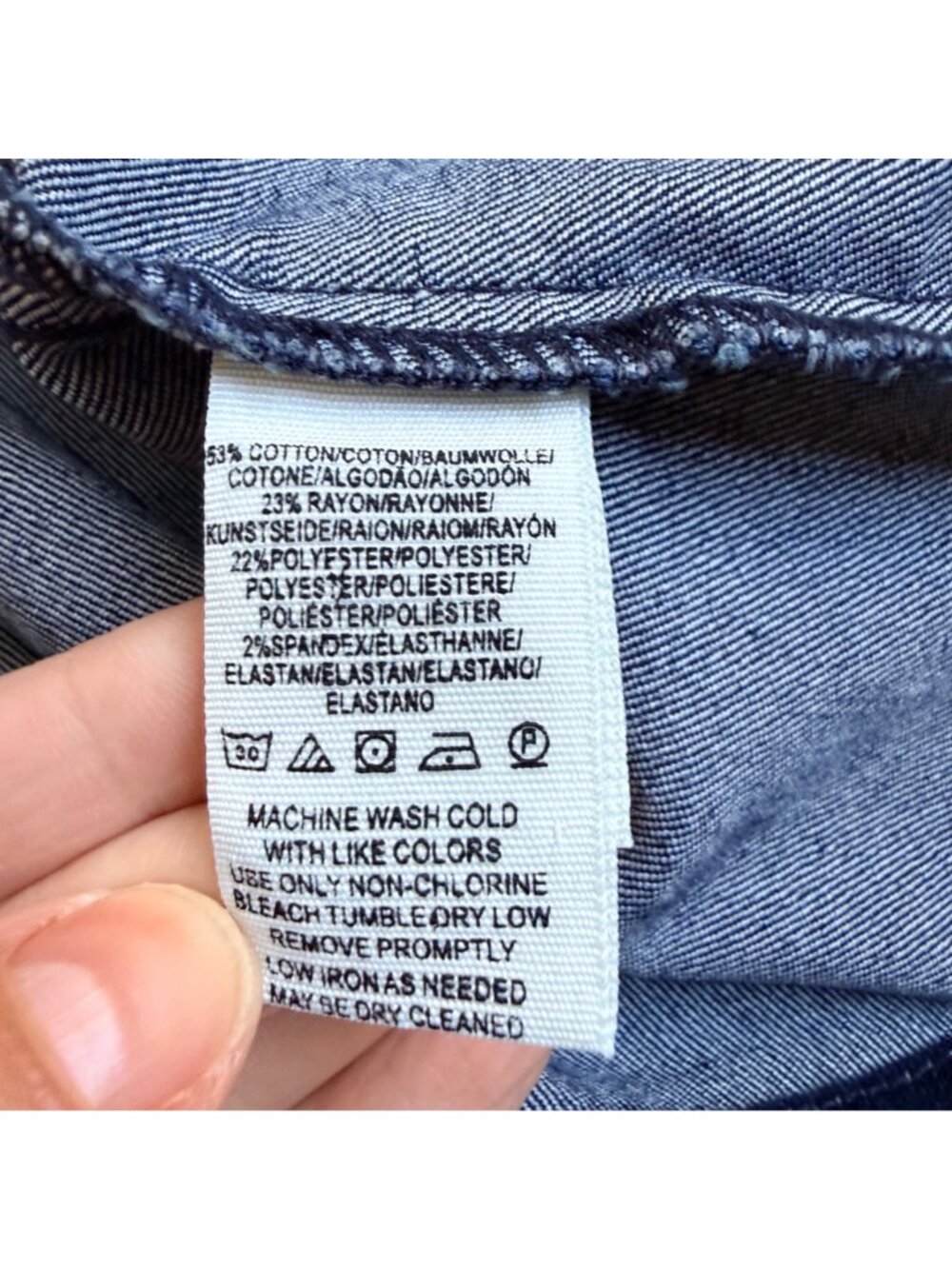 Free People Dark Wash Cotton Rayon Denim Mini Skirt With Front Slit Womens Small - Picture 7 of 9